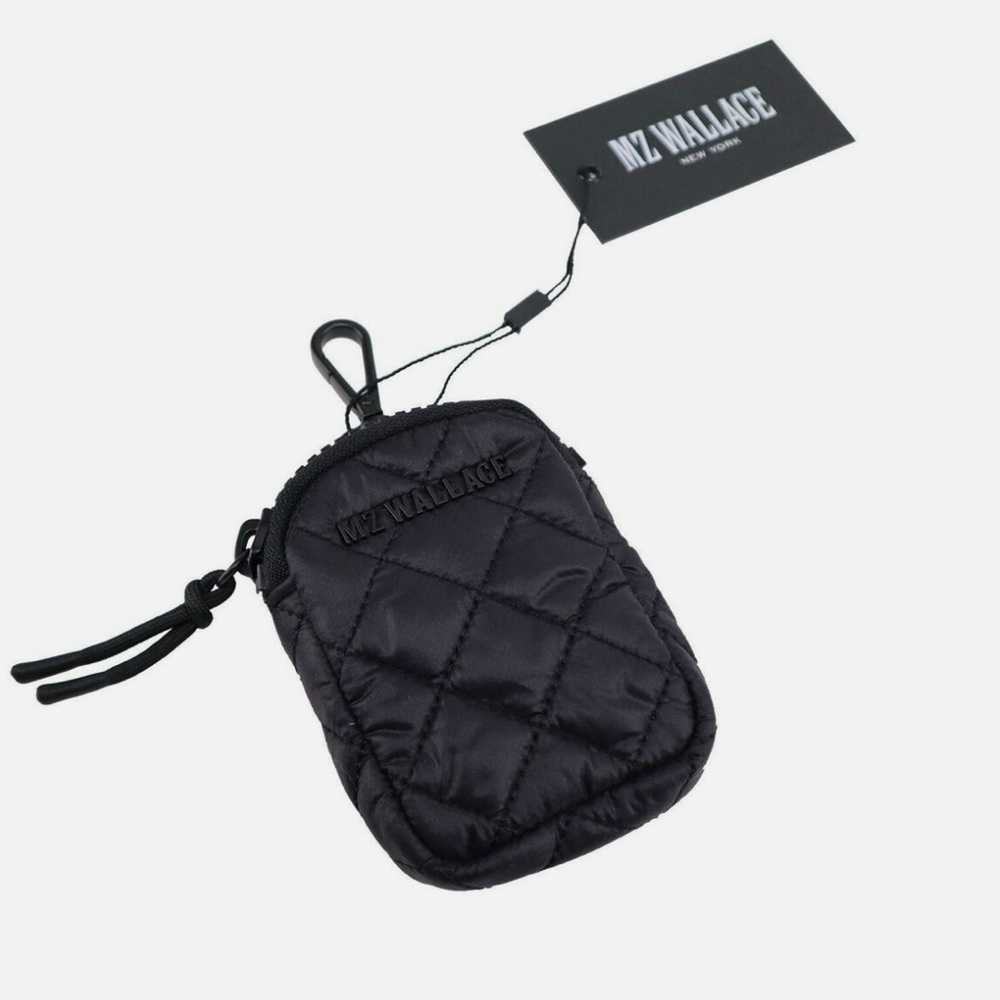 MZ Wallace Black Quilted Pouch